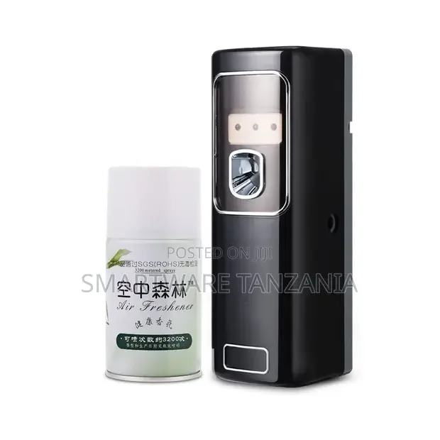 Automatic Aerosol Dispenser Black With Air Freshener Refill - Buy in Dar es Salaam, Tanzania | Smartware