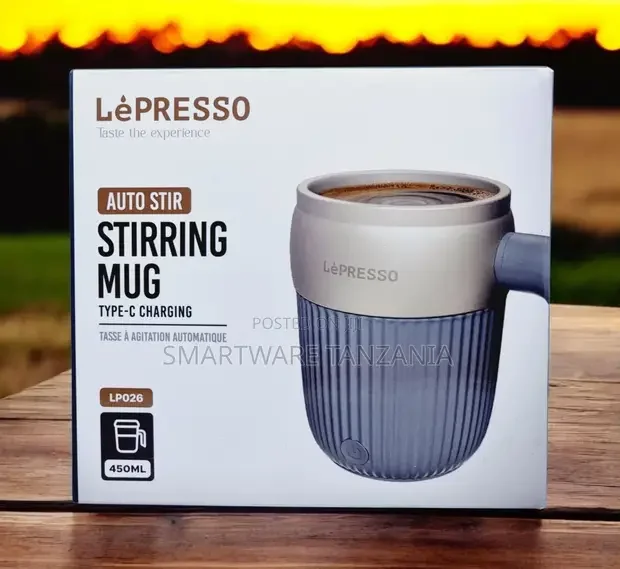 Automatic Electric Mixing Mug With Lid For Coffee, Milk, Cocoa - Buy in Dar es Salaam, Tanzania | Smartware