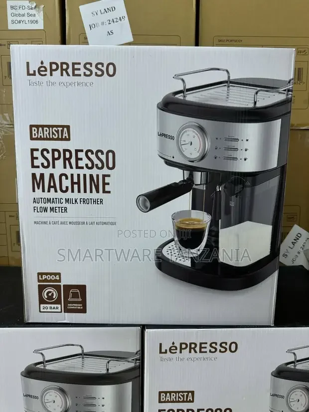 Automatic Espresso Cappuccino Machine With Milk Frother - Buy in Dar es Salaam, Tanzania | Smartware