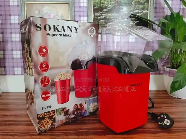 Automatic Popcorn Machine With Healthy Air Frying Features - Buy in Dar es Salaam, Tanzania | Smartware
