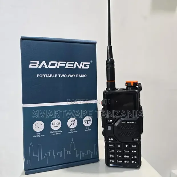 Baofeng Portable Two-Way Radio with Extended Antenna - Buy in Dar es Salaam, Tanzania | Smartware