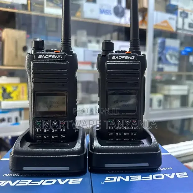 Baofeng Two-Way Radio Set Rechargeable Walkie Talkie Dual Pack - Buy in Dar es Salaam, Tanzania | Smartware
