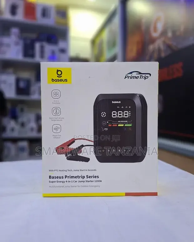 Baseus Primetrip 4-in-1 Jump Starter 1200A - Buy in Dar es Salaam, Tanzania | Smartware