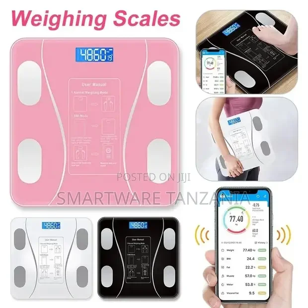 Bluetooth Digital Bathroom Scale Body Analyzer - Buy in Dar es Salaam, Tanzania | Smartware