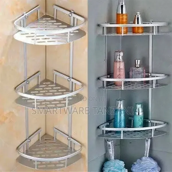 Bathroom Shelf Corner Frame 3 Layer Towel Holder - Buy in Dar es Salaam, Tanzania | Smartware