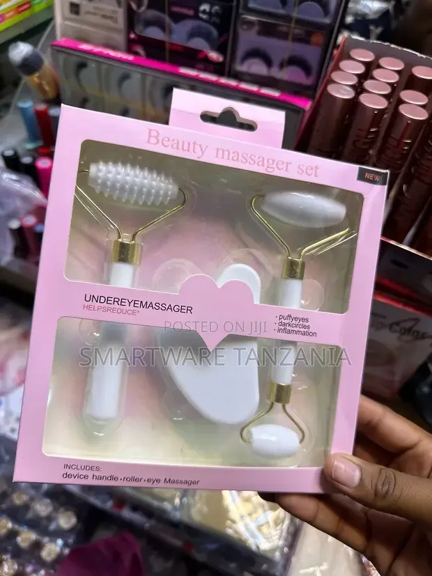 Beauty Massager Set Face Roller Gua Sha - Buy in Dar es Salaam, Tanzania | Smartware