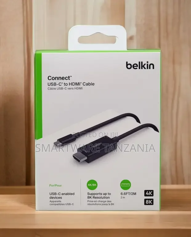 Belkin Connect USB-C to HDMI Cable 2m - Buy in Dar es Salaam, Tanzania | Smartware