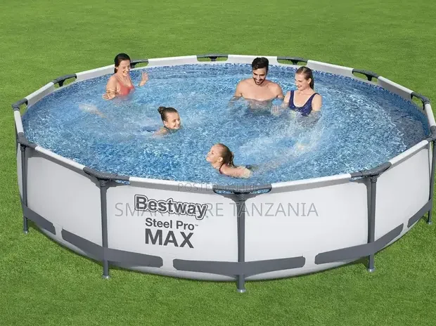 Bestway In Prism Frame Round Above Ground Swimming Pool - Buy in Dar es Salaam, Tanzania | Smartware
