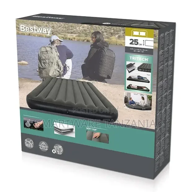 Bestway Tritech Air Bed With Built-in AC Pump, Queen Size - Buy in Dar es Salaam, Tanzania | Smartware