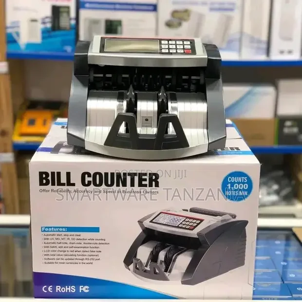 Bill Counter Fake Money Detector Counting Machine - Buy in Dar es Salaam, Tanzania | Smartware