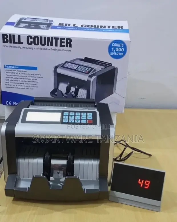 Bill Counter Sorter Money Counter Machine Mixed Denomination - Buy in Dar es Salaam, Tanzania | Smartware