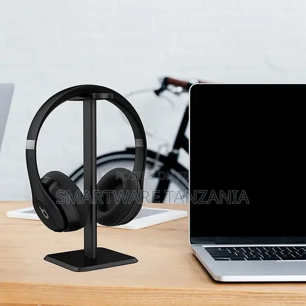 Black Aluminum Headphone Stand Desk Display Holder - Buy in Dar es Salaam, Tanzania | Smartware