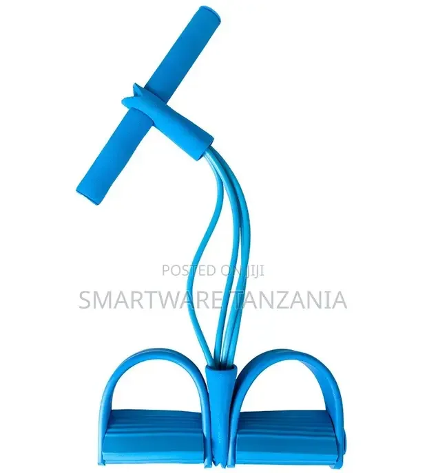 Blue Foot Pedal Resistance Pull Rope Sit Up Exercise Band - Buy in Dar es Salaam, Tanzania | Smartware