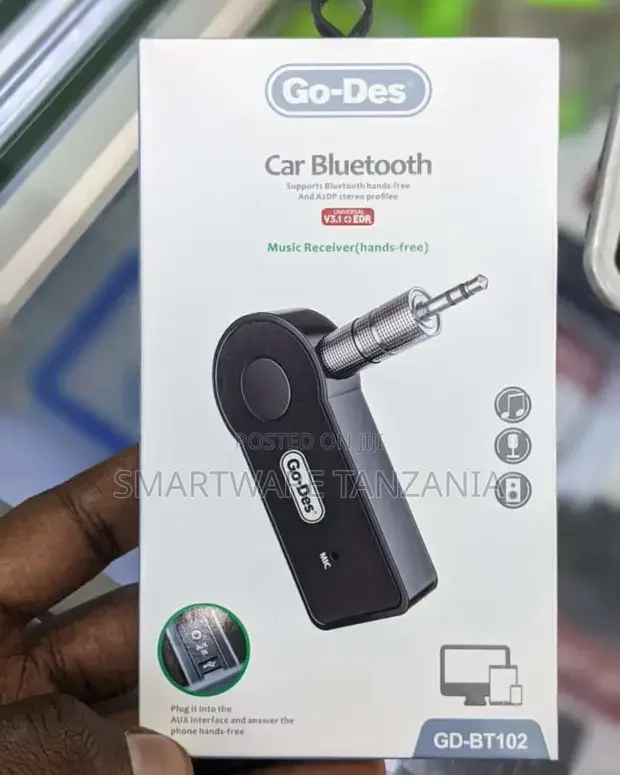 Bluetooth Aux Adapter Portable Music Receiver - Buy in Dar es Salaam, Tanzania | Smartware