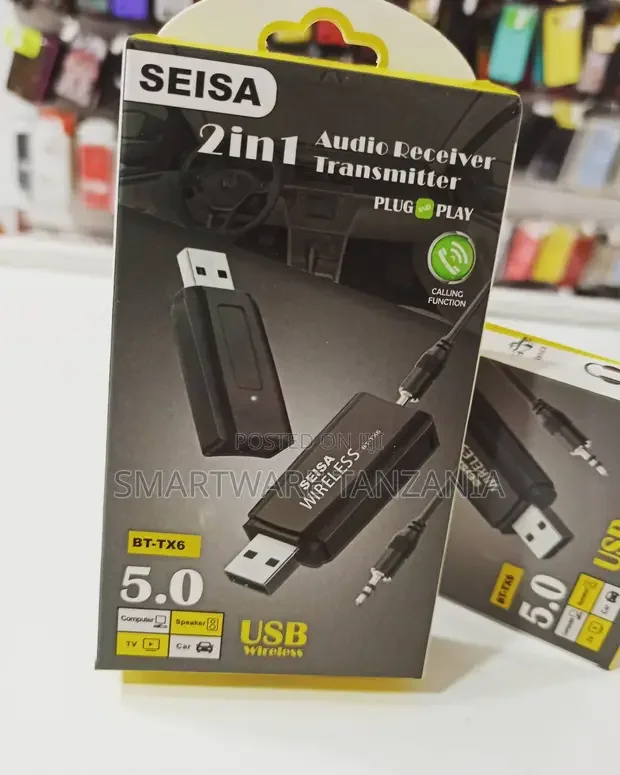 Bluetooth Aux Adapter Wireless Music Streaming - Buy in Dar es Salaam, Tanzania | Smartware