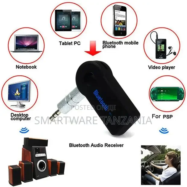 Bluetooth-compatible Receiver Wireless Adapter 3.5mm Jack