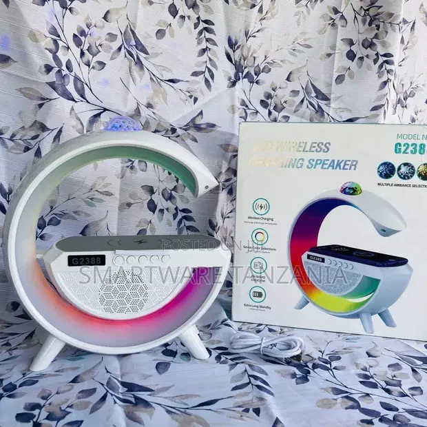 Bluetooth Speaker with Digital Alarm Clock & Wireless Charger - Buy in Dar es Salaam, Tanzania | Smartware