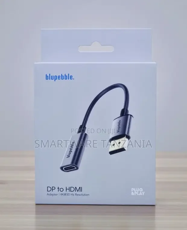 Blupebble Displayport To Hdmi Adapter 30Hz - Buy in Dar es Salaam, Tanzania | Smartware