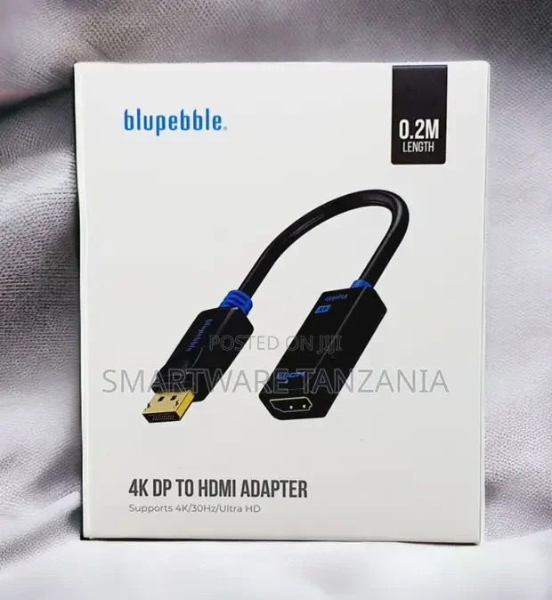 Blupebble Displayport to Hdmi Adapter Ultra Hd 30hz 0.2m