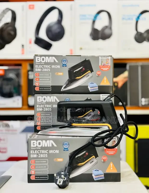 Boma BM-2805 Electric Iron - Classic Dry Ironing, High Power - Buy in Dar es Salaam, Tanzania | Smartware