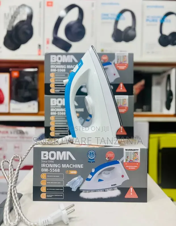Boma Bm-5568 Ironing Machine, Steam and Spray Functions - Buy in Dar es Salaam, Tanzania | Smartware