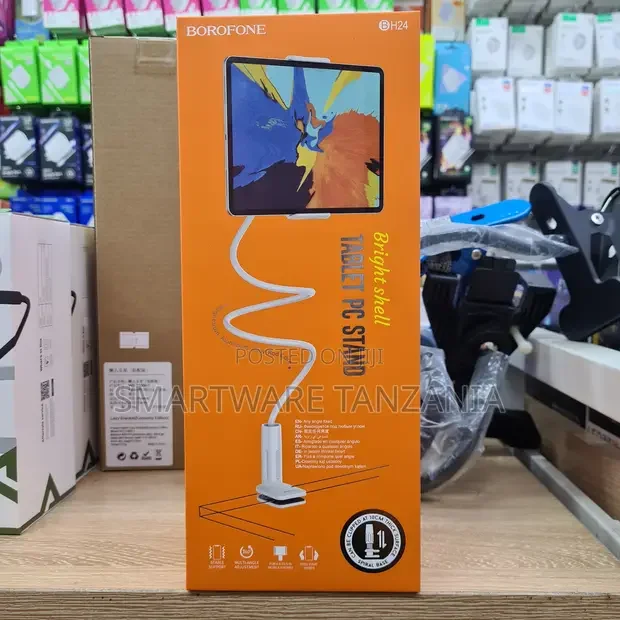 Borofone BH24 Flexible Gooseneck Tablet Stand - Buy in Dar es Salaam, Tanzania | Smartware