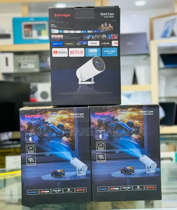 Borrego Smart 2 Pro Android Projector 130 - Buy in Dar es Salaam, Tanzania | Smartware