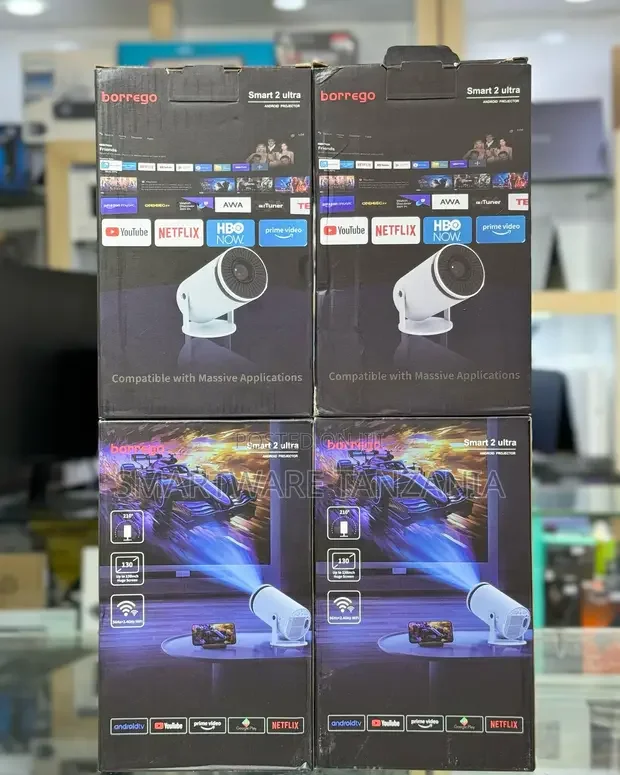 Borrego Smart 2 Ultra Android Projector - Buy in Dar es Salaam, Tanzania | Smartware