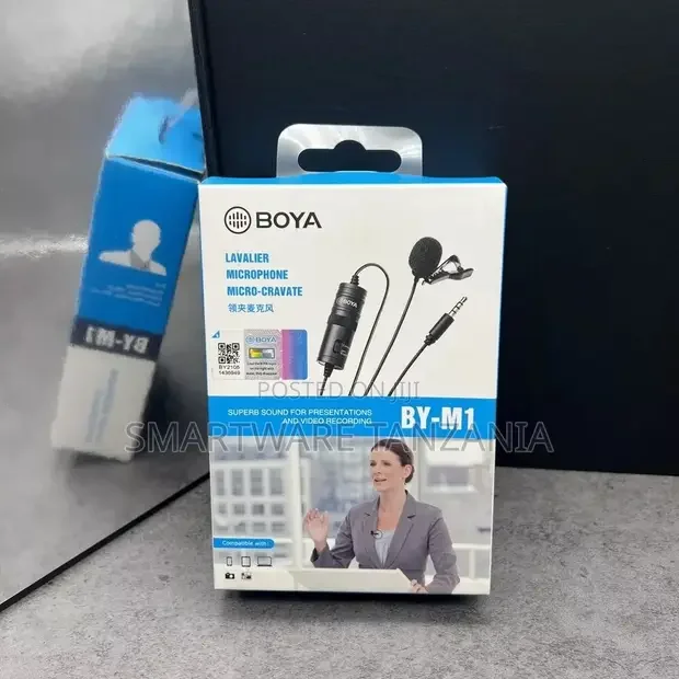 Boya By-m1 Lavalier Microphone For Smart Phones, Dslr