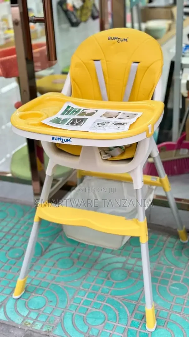 Bumtum Baby High Chair 4 in 1 Convertible Folding - Buy in Dar es Salaam, Tanzania | Smartware