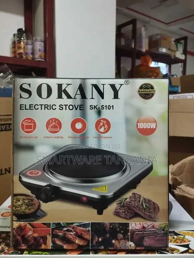Compact Electric Hot Plate for Cooking - Buy in Dar es Salaam, Tanzania | Smartware