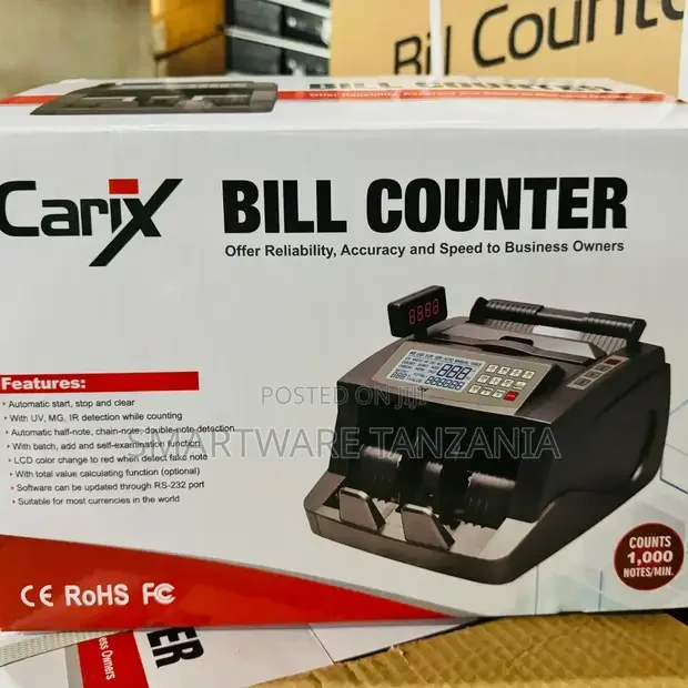 Business-grade Money Counting Machine with Fake Note Detection - Buy in Dar es Salaam, Tanzania | Smartware