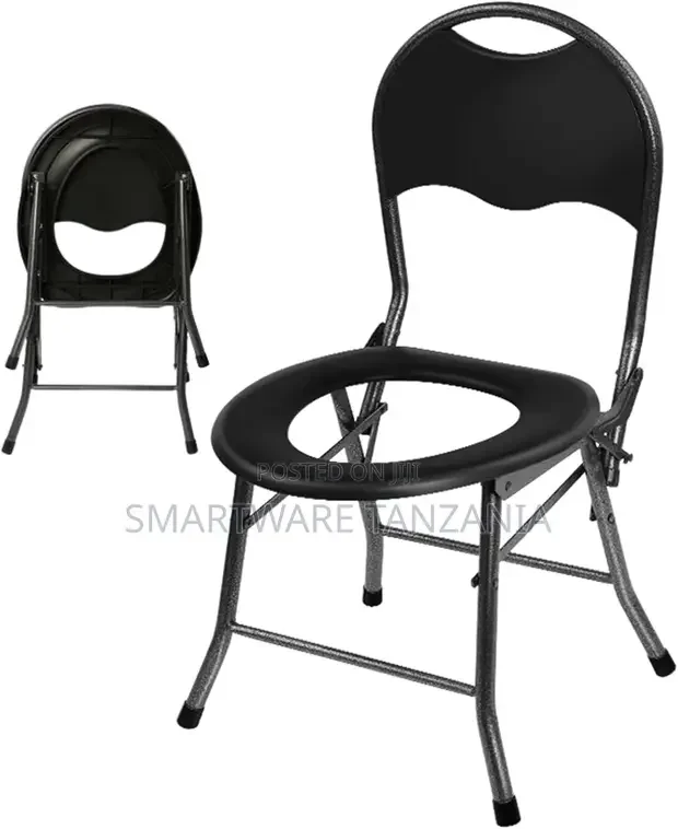 Portable Camping Toilet Chair with Backrest - Buy in Dar es Salaam, Tanzania | Smartware
