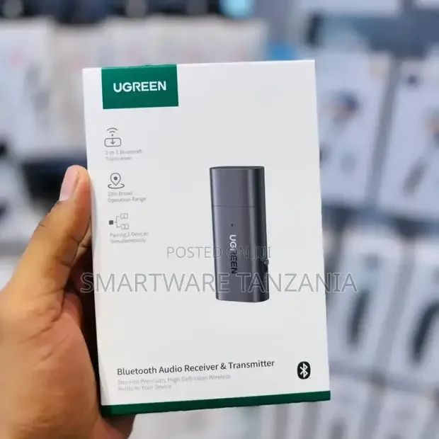 Car Bluetooth Adapter 5.1 Transmitter Receiver 3.5mm Aux - Buy in Dar es Salaam, Tanzania | Smartware