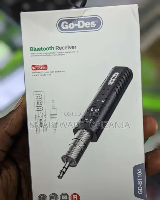 Car Bluetooth Receiver Kit With Microphone - Buy in Dar es Salaam, Tanzania | Smartware