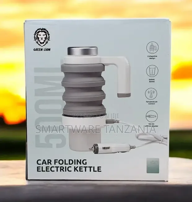 Car Electric Kettle Outdoor Camping Collapsible Car Kettle