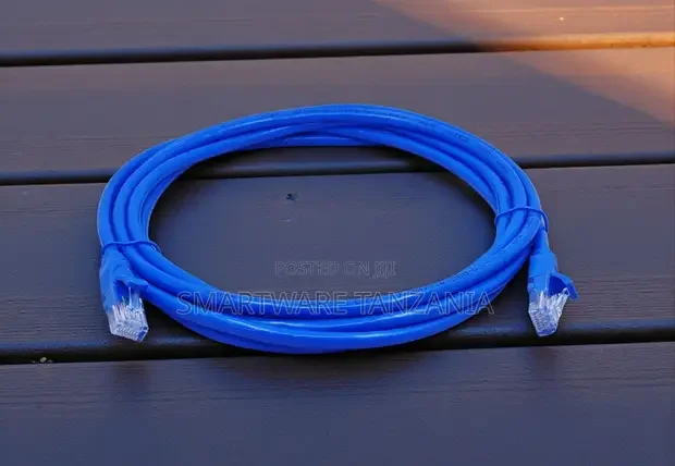 Cat5 Utp Ethernet Patch Cord Blue RJ45 Network Cable Lead - Buy in Dar es Salaam, Tanzania | Smartware