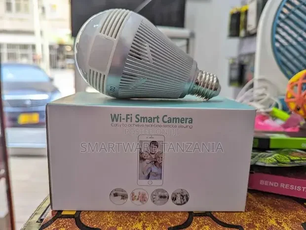 CCTV Bulb Light Wireless Panoramic Lamp Security Camera - Buy in Dar es Salaam, Tanzania | Smartware