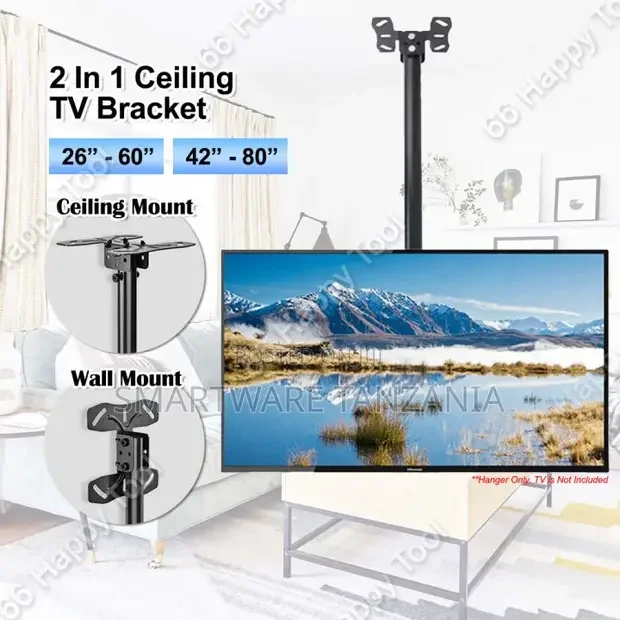 Ceiling TV Mount Bracket Roof VESA Wall Mount 23-65 Inch - Buy in Dar es Salaam, Tanzania | Smartware