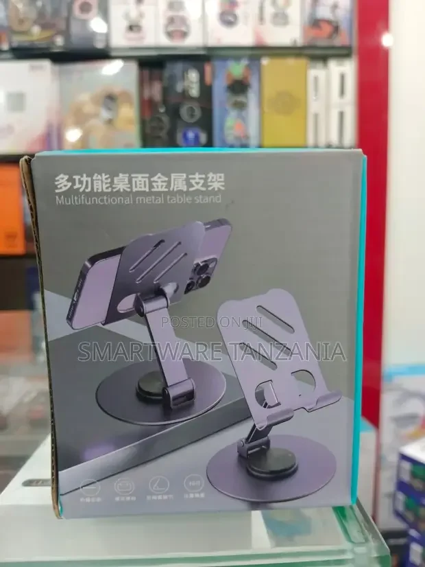 Cell Phone Stand 360° Rotatable Mobile Phone Stand For Desk