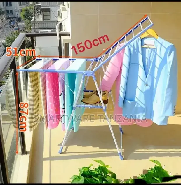 Sturdy Floor-Mounted Clothes Drying Racks - Buy in Dar es Salaam, Tanzania | Smartware