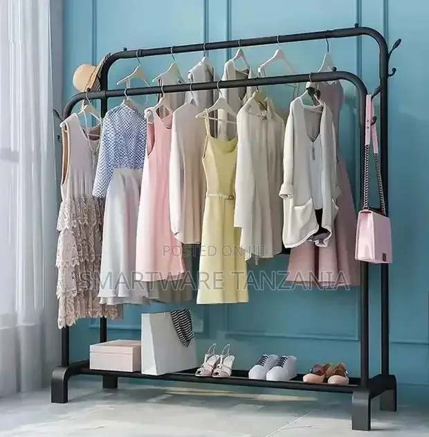 Clothes Rack With Bottom Shelf - Buy in Dar es Salaam, Tanzania | Smartware