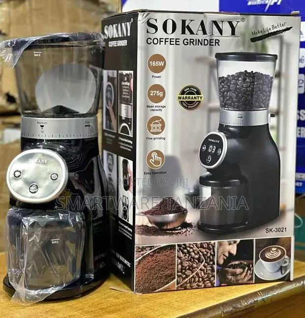 Adjustable Burr Mill Coffee Grinder - Buy in Dar es Salaam, Tanzania | Smartware