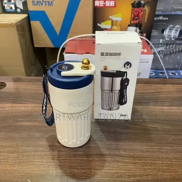Coffee Mug Travel, Travel Mug With LED Temperature Display
