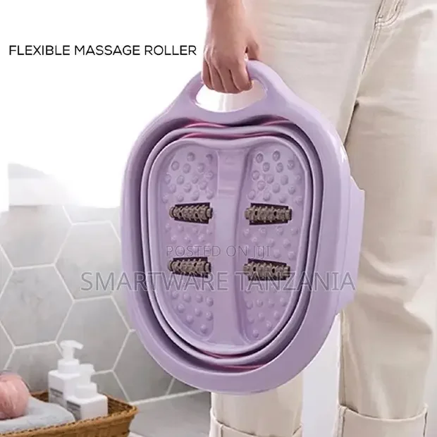 Collapsible Foot Soaking Bath Basin With Massage Rollers - Buy in Dar es Salaam, Tanzania | Smartware