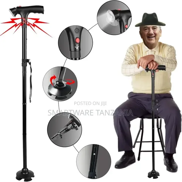Comfort Multi Function Cane with LED Flashlight - Buy in Dar es Salaam, Tanzania | Smartware