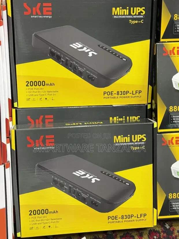 Compact UPS Battery 20000mAh for Router & Camera - Buy in Dar es Salaam, Tanzania | Smartware