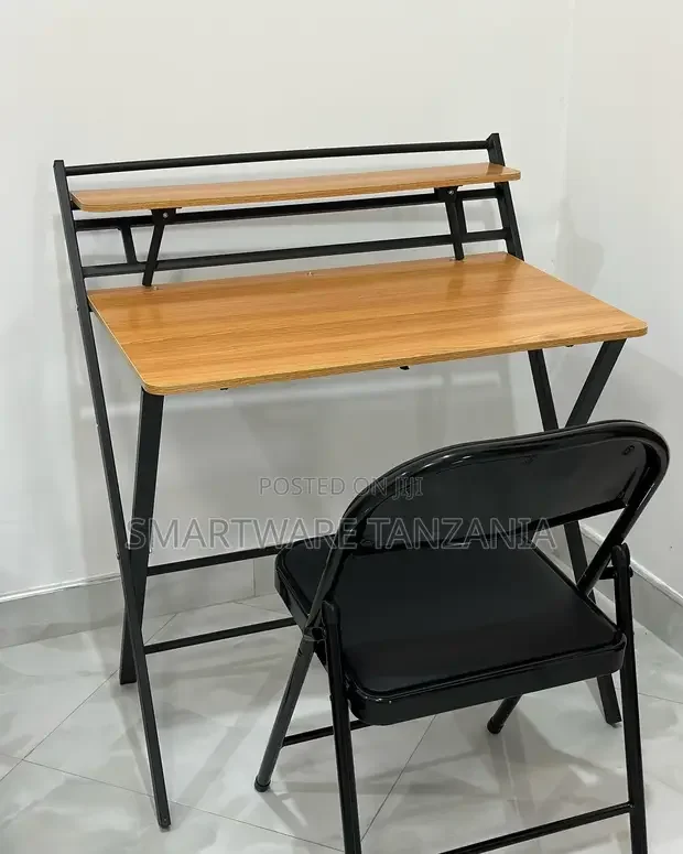 Folding Computer Desk with Storage Shelf - Buy in Dar es Salaam, Tanzania | Smartware