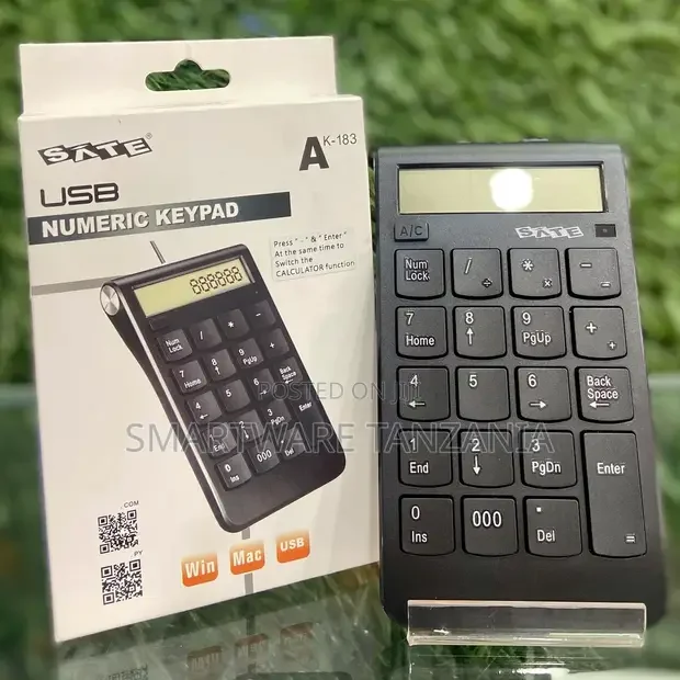 Computer Numeric Keypad With LCD Display, 2.4G Number Pad