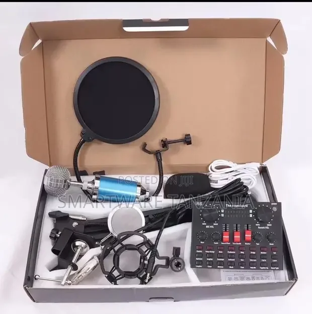 Condenser Microphone Kit With Audio Mixer Sound Card - Buy in Dar es Salaam, Tanzania | Smartware